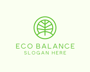 Green Eco Forest logo design