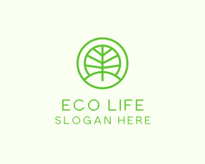 Green - Green Eco Forest logo design