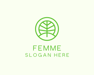 Green Eco Forest logo design