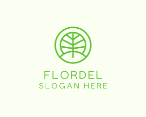 Green Eco Forest logo design