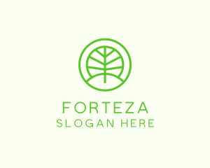 Green Eco Forest logo design