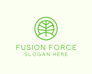 Green Eco Forest logo design