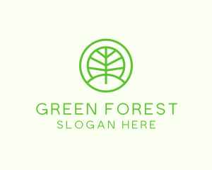 Green Eco Forest logo design