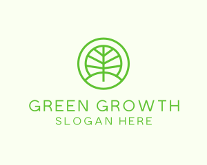 Green Eco Forest logo design