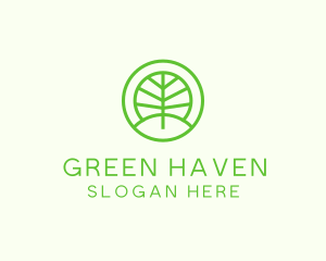 Forest - Green Eco Forest logo design