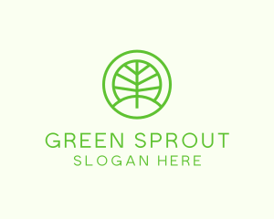 Green Eco Forest logo design