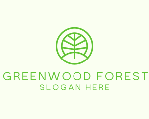 Forestry - Green Eco Forest logo design