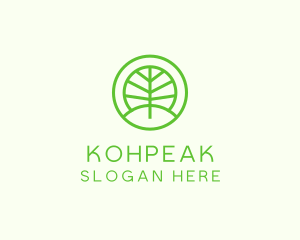 Green Eco Forest logo design