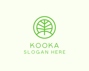 Green Eco Forest logo design