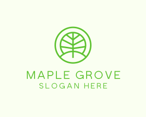 Green Eco Forest logo design