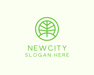 Green Eco Forest logo design