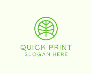 Green Eco Forest logo design