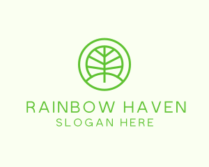 Green Eco Forest logo design