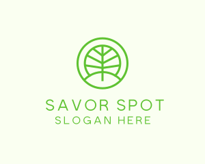 Green Eco Forest logo design