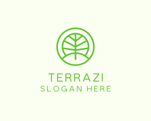 Green Eco Forest logo design