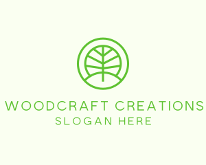 Green Eco Forest logo design