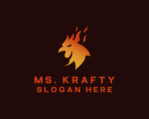 Fire Chicken Restaurant Logo