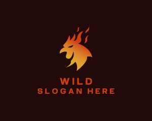 Fire Chicken Restaurant Logo