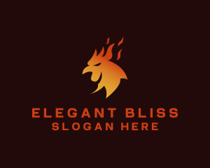 Roast - Fire Chicken Restaurant logo design