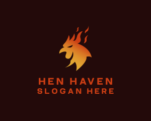 Fire Chicken Restaurant logo design