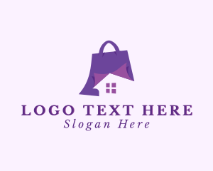Shopping - Paper Bag House Market logo design