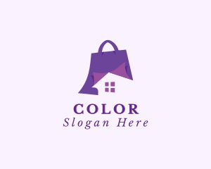 Shopper - Paper Bag House Market logo design