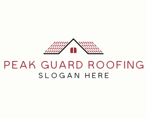 Residential House Roof logo design