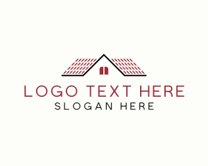 Residence - Residential House Roof logo design