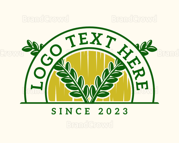 Rustic Herb Restaurant Logo