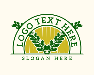 Rustic Herb Restaurant Logo