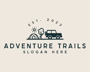 Adventure Jeep Camp logo design