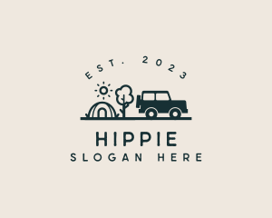 Adventure Jeep Camp logo design