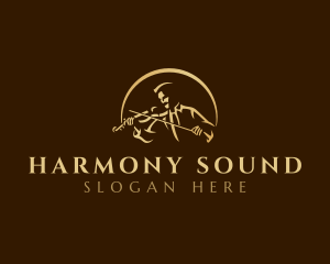 Violin Instrument Performer logo design