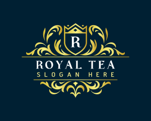 Royal Shield Ornament logo design