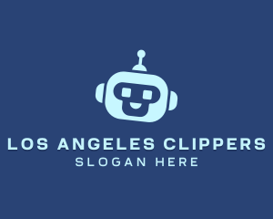 Program - Cute Digital Robot logo design