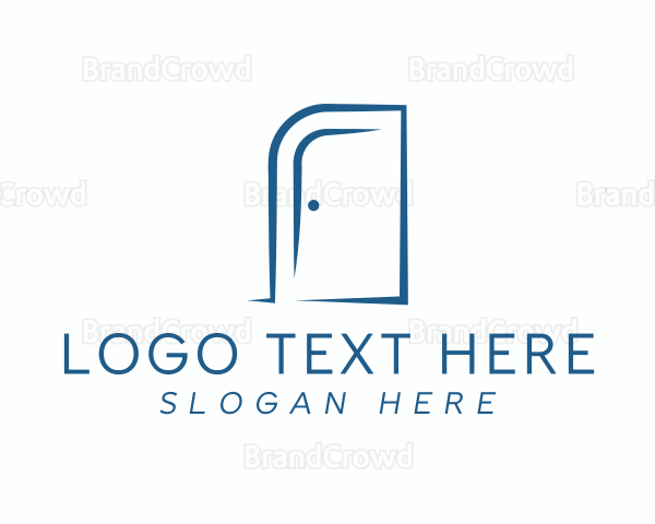 Minimalist Door Furniture Logo