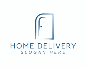 Minimalist Door Furniture logo design