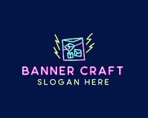 Neon Bar Nightclub logo design