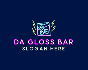 Neon Bar Nightclub logo design