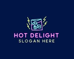 Neon Bar Nightclub logo design