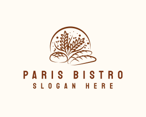 Bakery Bread Wheat logo design