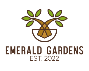 Botanical Garden Plant  logo design