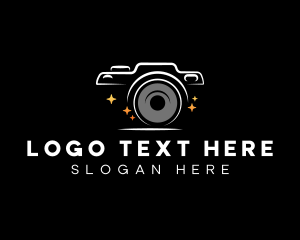 Lens - Camera Photography Lens logo design