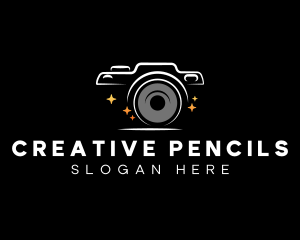 Camera Photography Lens logo design