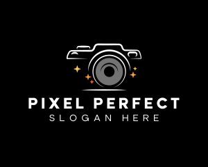 Camera Photography Lens logo design