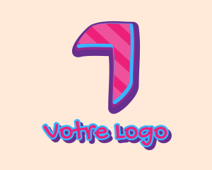 Pop Graffiti Number 1 Logo