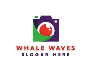 Artistic Wave Camera logo design