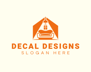 Interior Design Home Decor logo design