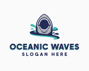 Marine Life - Marine Predator Shark logo design