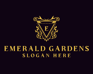 Floral Garden Hotel logo design